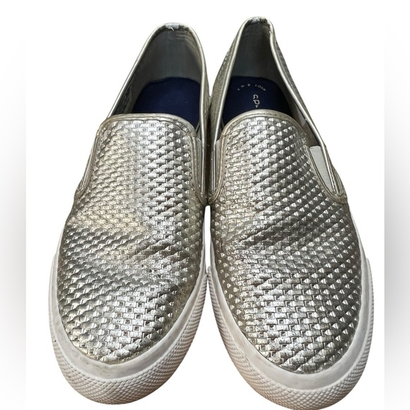 Sperry Top-Sider Women’s STS82727 Seaside Embossed Slip-On Sneaker - Size 9 - Picture 4 of 6